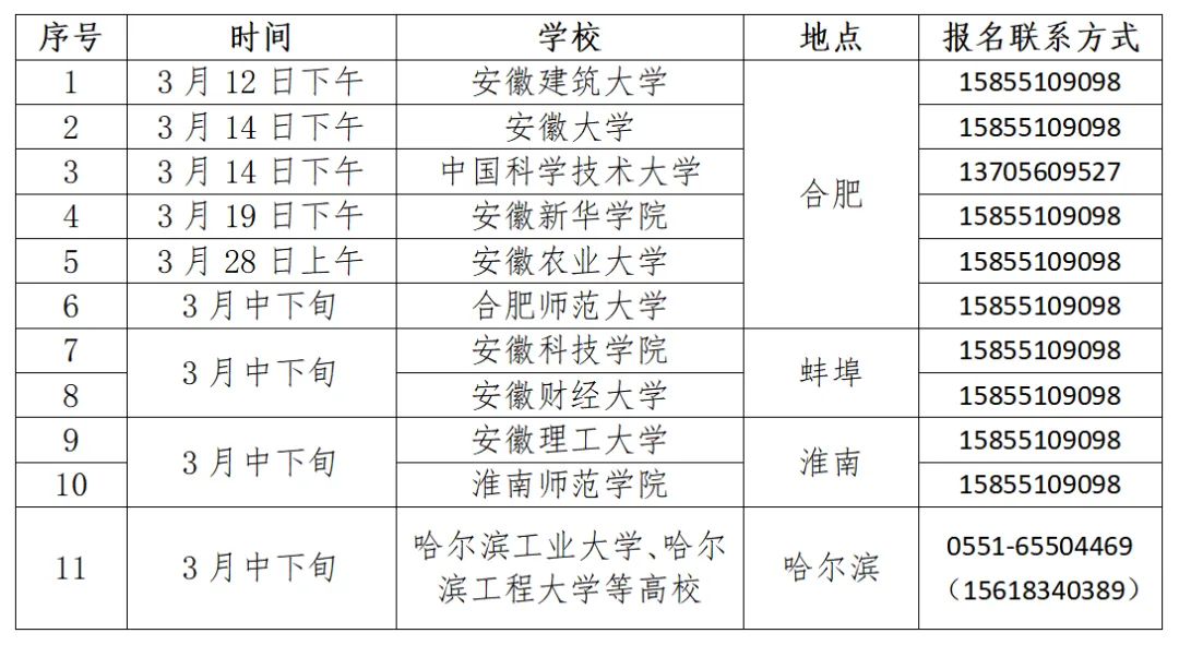 蜀山区招才引智招聘活动即将启动！速来参加→